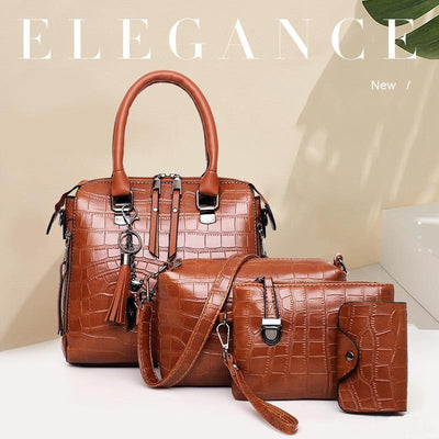 Olivia™ Classic Elegance | Modern 4-Piece Bag Set