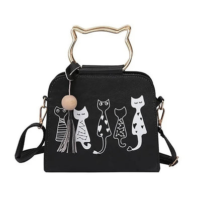 Layla™ - Stylish Cute Kitty Handbag