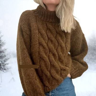 Susy - Jacquard Cozy Turtleneck Sweater