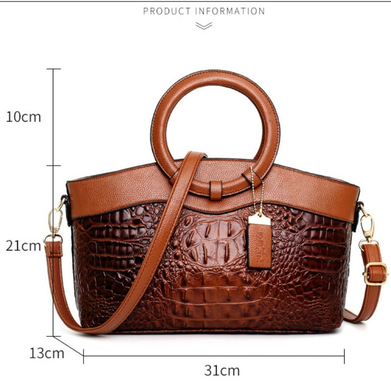 Ella™ Classic Croc | Versatile Vintage Bag