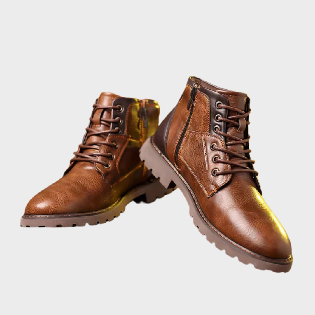 Jethro | Lace-Up Boots in Robust Leather