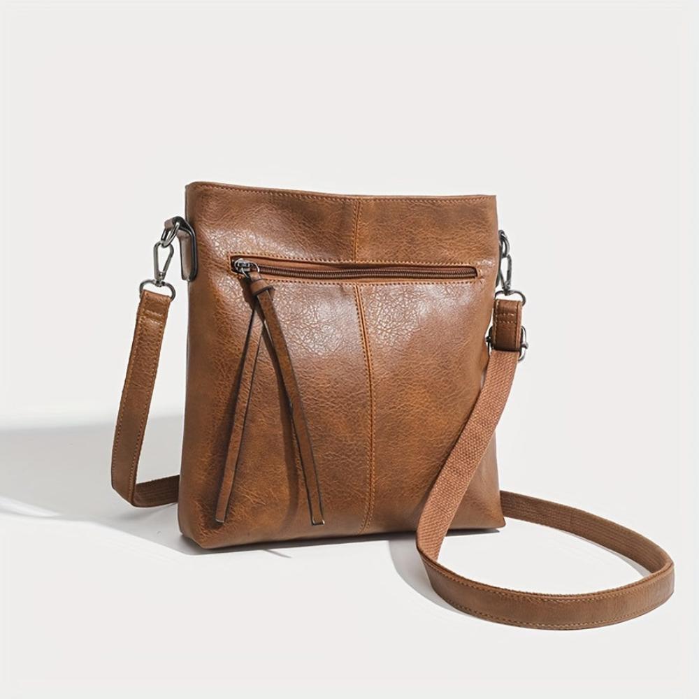 Addison™ Simple Elegance | Retro Square Crossbody Bag