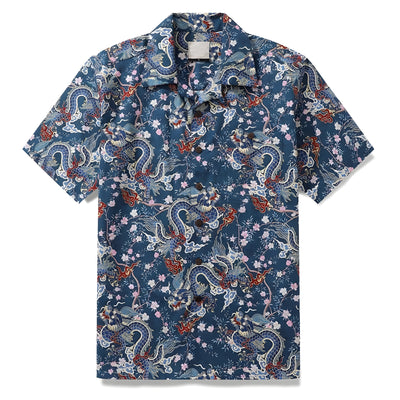 Eastern Dragon Print Shirt