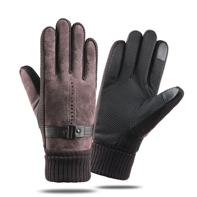 Men's Winter Warm Windproof Ski Touch Screen Gloves 68850759U