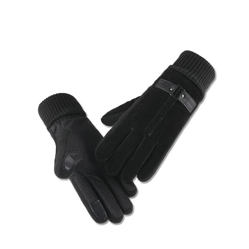 Men's Winter Warm Windproof Ski Touch Screen Gloves 68850759U