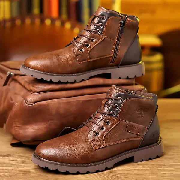 Jethro | Lace-Up Boots in Robust Leather