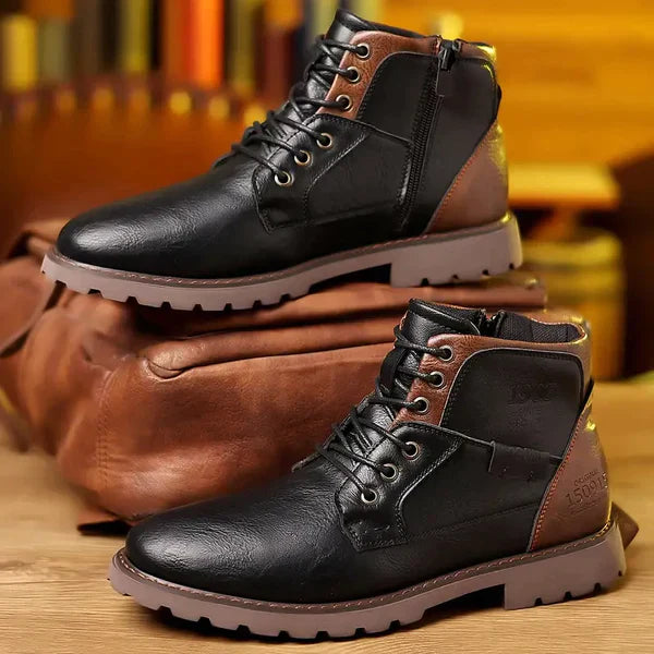 Jethro | Lace-Up Boots in Robust Leather