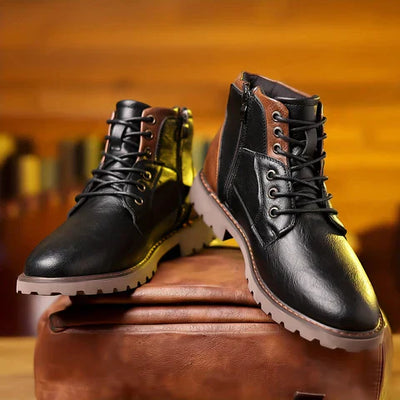 Jethro | Lace-Up Boots in Robust Leather