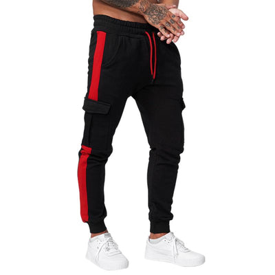 Men's Casual Multi-pocket Thickened Sports Pants　45422064F