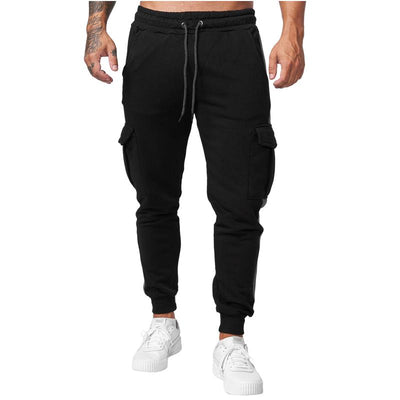 Men's Casual Multi-pocket Thickened Sports Pants　45422064F